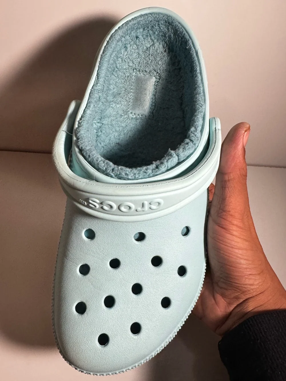 Crocs Kids Classic Lined Clog - Light Blue Women’s Size 7